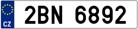 Truck License Plate